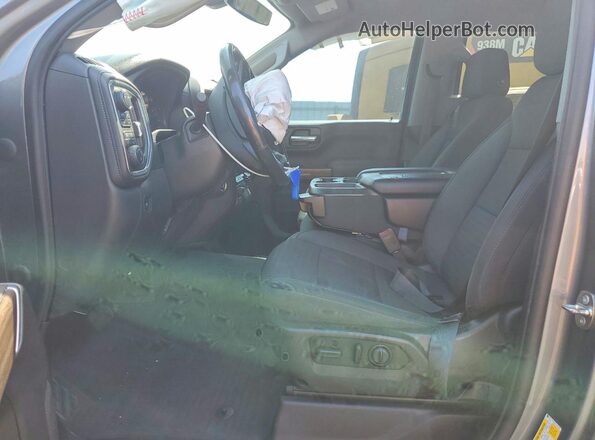 3GCUYEED8LG416090 2020 CHEVROLET SILVERADO Серебряный Вид салона спереди