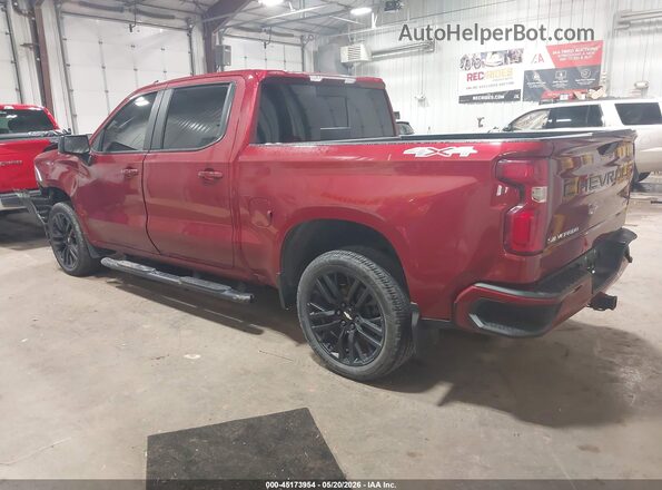 3GCUYEEDXLG209538 2020 CHEVROLET SILVERADO Red Հետևի ձախ