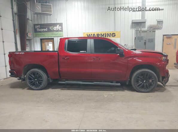 3GCUYEEDXLG209538 2020 CHEVROLET SILVERADO Red Սալոնի հետևի տեսք