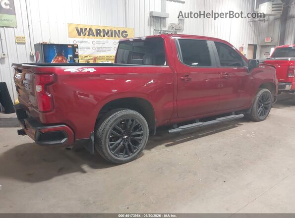 3GCUYEEDXLG209538 2020 CHEVROLET SILVERADO Red Հետևի աջ