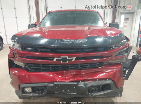 3GCUYEEDXLG209538 2020 CHEVROLET SILVERADO Red Սարքավորումների վահանակի տեսք