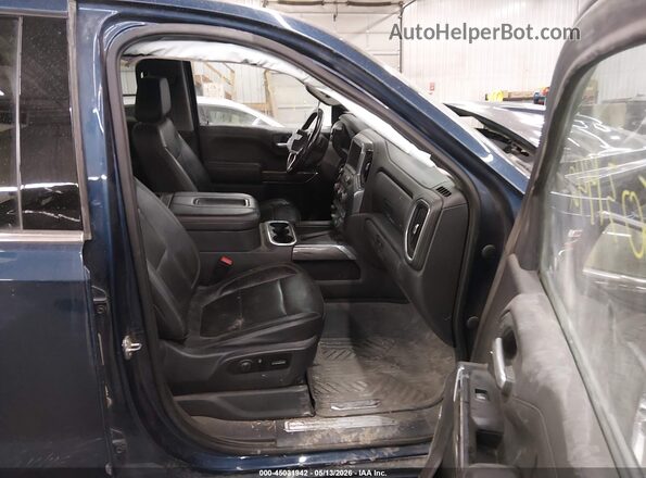 3GCUYGED5LG312314 2020 CHEVROLET SILVERADO Blue წინა სალონის ხედი