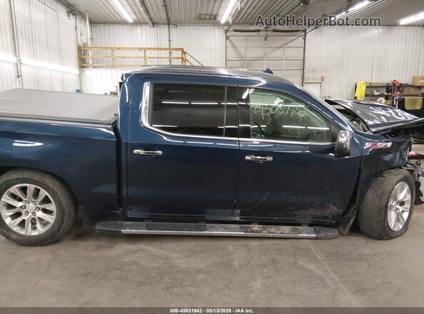 3GCUYGED5LG312314 2020 CHEVROLET SILVERADO Blue უკანა სალონის ხედი
