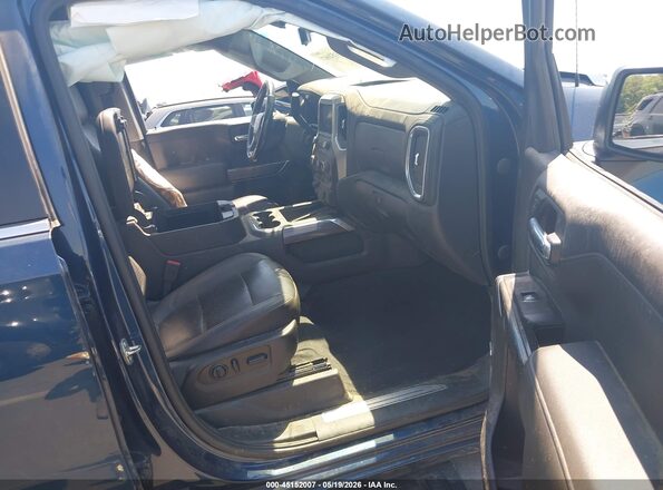 3GCUYGET6MG293281 2021 CHEVROLET SILVERADO Blue წინა სალონის ხედი