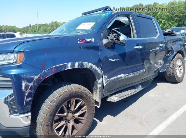 3GCUYGET6MG293281 2021 CHEVROLET SILVERADO Blue წინა ხედი