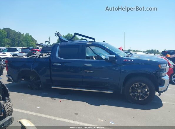 3GCUYGET6MG293281 2021 CHEVROLET SILVERADO Blue ხელსაწყოთა პანელის ხედი