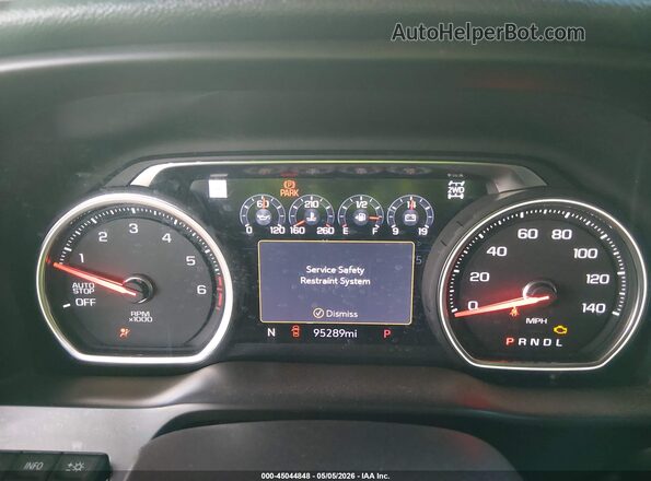 3GCUYHED5KG192311 2019 CHEVROLET SILVERADO Black 
