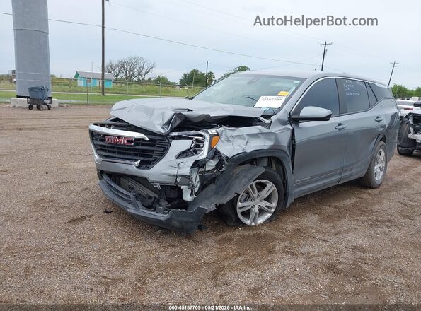 3GKALMEG0PL218336 2023 GMC TERRAIN Gray Front left