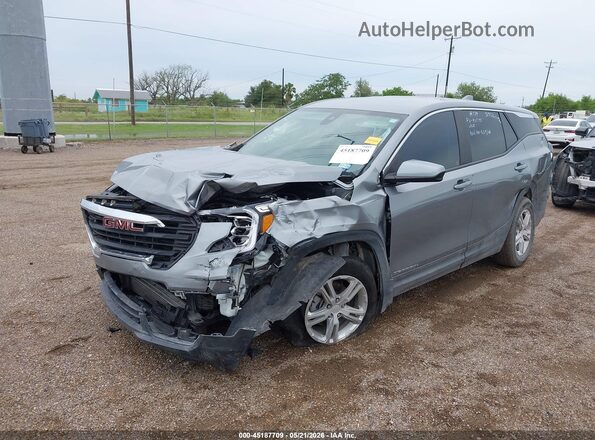 3GKALMEG0PL218336 2023 GMC TERRAIN Gray Front view