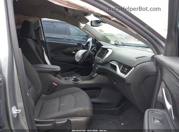 3GKALMEG0PL218336 2023 GMC TERRAIN Gray Front interior view