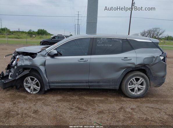 3GKALMEG0PL218336 2023 GMC TERRAIN Gray 360 interior view