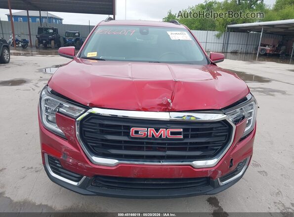 3GKALMEG0RL261450 2024 GMC TERRAIN Бордовый Вид щитка приборов