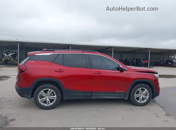 3GKALMEG0RL261450 2024 GMC TERRAIN Бордовый Вид задней части салона