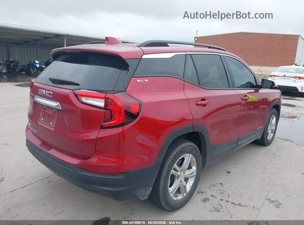 3GKALMEG0RL261450 2024 GMC TERRAIN Бордовый Задняя правая четверть