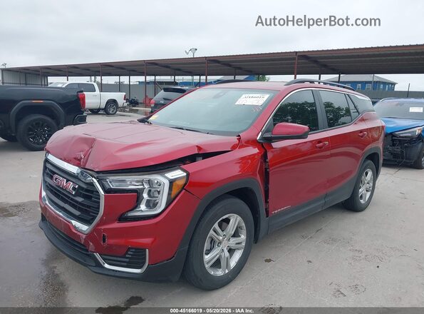 3GKALMEG0RL261450 2024 GMC TERRAIN Бордовый Передняя левая четверть