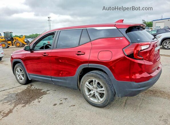 3GKALMEG1PL254813 2023 GMC TERRAIN Red Задня ліва чверть