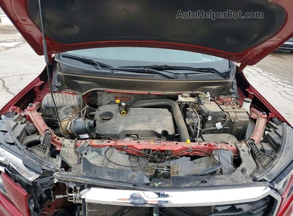 3GKALMEG1PL254813 2023 GMC TERRAIN Red Вид підкапотного простору