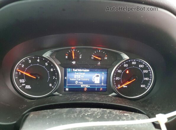 3GKALMEG1PL254813 2023 GMC TERRAIN Red Вид щитка приладів