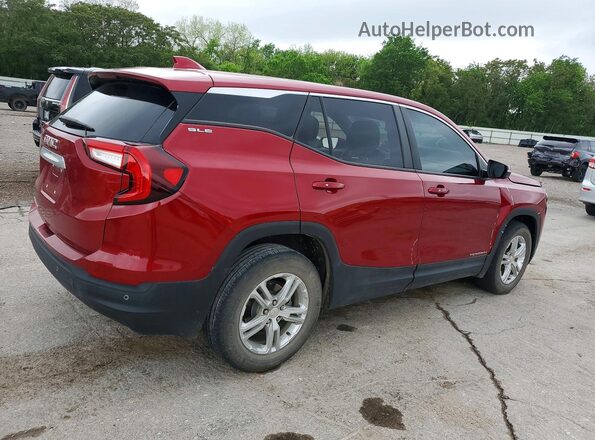 3GKALMEG1PL254813 2023 GMC TERRAIN Red Задня права чверть