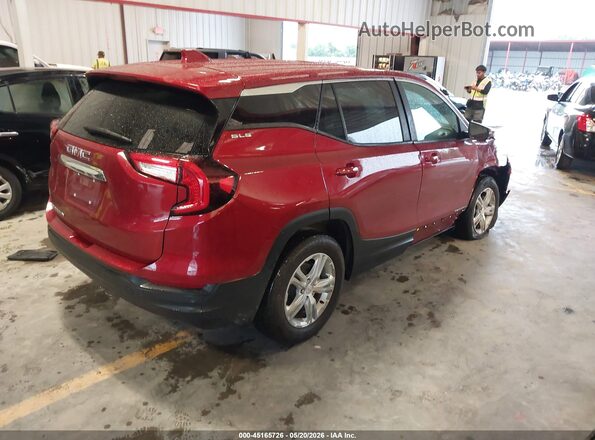 3GKALMEG1RL382830 2024 GMC TERRAIN Красный Задняя правая четверть