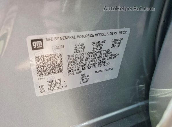 3GKALMEG1TL339130 2026 GMC TERRAIN Silver 