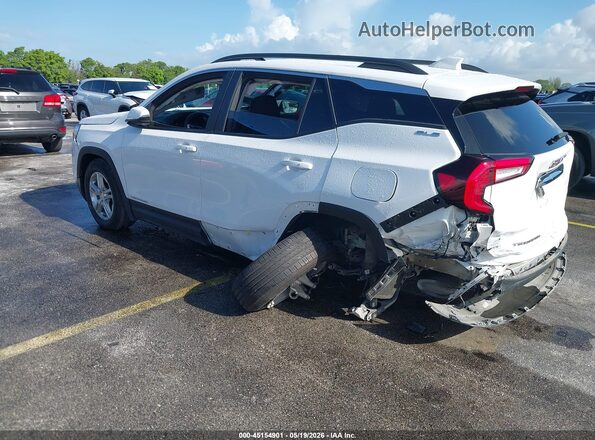 3GKALMEG4PL207257 2023 GMC TERRAIN White Trasero izquierdo