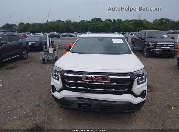 3GKALMEG4SL296840 2025 GMC TERRAIN White Instrument cluster view