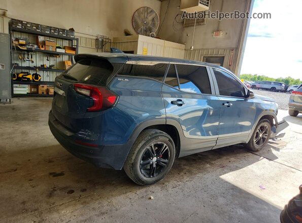 3GKALMEG5RL211322 2024 GMC TERRAIN Blue Trasero derecho