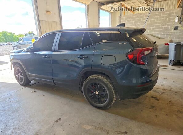 3GKALMEG5RL211322 2024 GMC TERRAIN Blue Trasero izquierdo