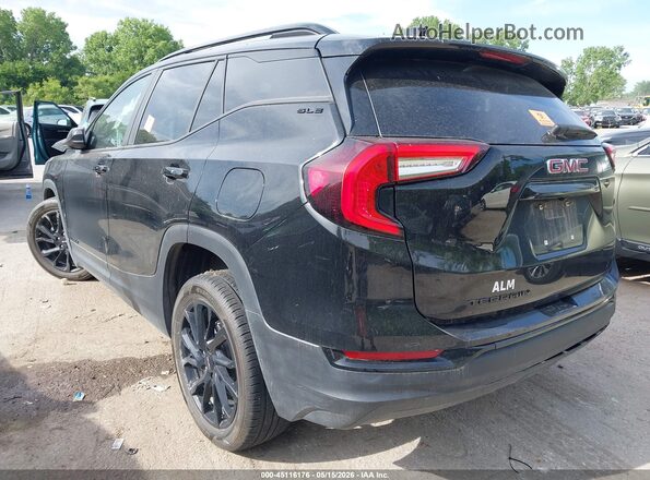3GKALMEG5RL397296 2024 GMC TERRAIN Черный Задняя левая четверть