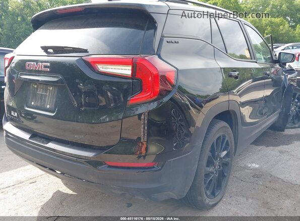 3GKALMEG5RL397296 2024 GMC TERRAIN Черный Задняя правая четверть