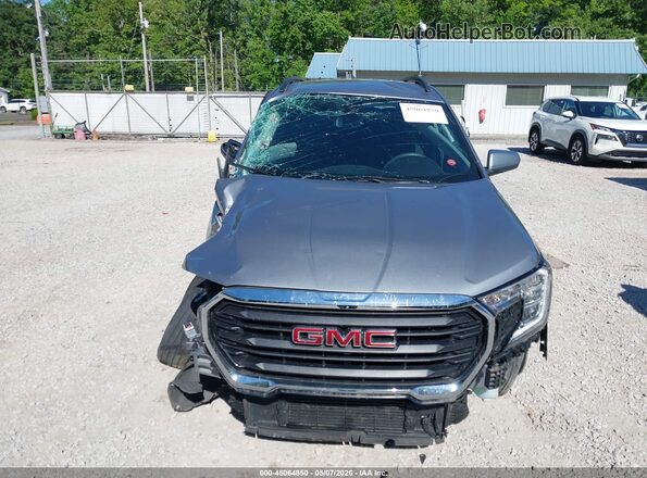 3GKALMEGXPL217548 2023 GMC TERRAIN Silver Սալոնի հետևի տեսք