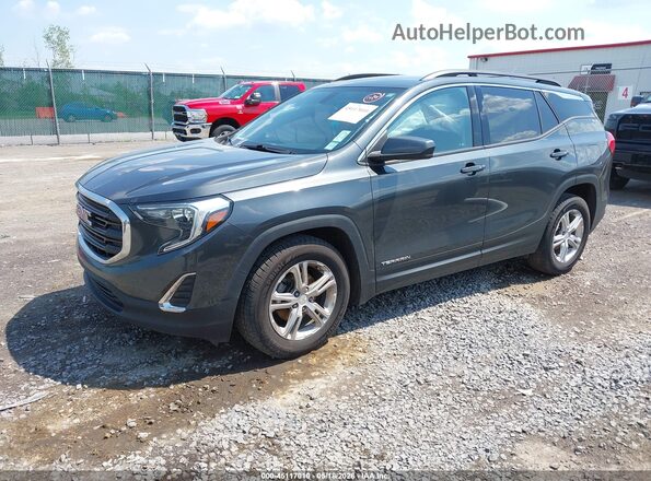 3GKALMEV0JL246773 2018 GMC TERRAIN Gray Front left