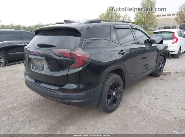 3GKALMEV0JL371269 2018 GMC TERRAIN Black Trasero derecho