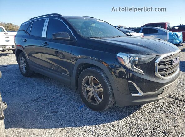 3GKALMEV0KL267186 2019 GMC TERRAIN Черный Передняя правая четверть