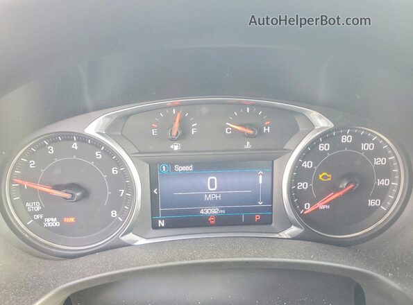 3GKALMEV0ML400368 2021 GMC TERRAIN Black Вид щитка приладів