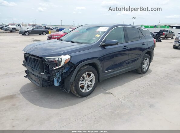 3GKALMEV1JL177480 2018 GMC TERRAIN Blue Передня ліва чверть