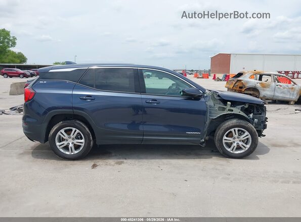 3GKALMEV1JL177480 2018 GMC TERRAIN Blue Панорамний вид салону 360°