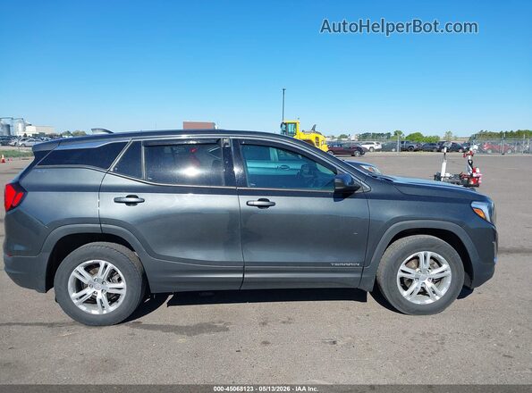 3GKALMEV1JL406885 2018 GMC TERRAIN Black Вид задньої частини салону