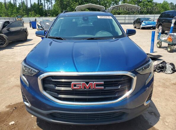 3GKALMEV1LL101907 2020 GMC TERRAIN Blue წინა ხედი