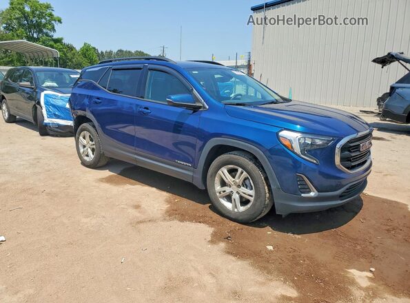 3GKALMEV1LL101907 2020 GMC TERRAIN Blue წინა მარჯვენა