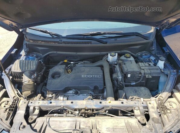 3GKALMEV1LL101907 2020 GMC TERRAIN Blue ძრავის განყოფილების ხედი