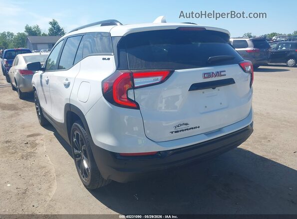3GKALMEV1NL175377 2022 GMC TERRAIN White Հետևի ձախ