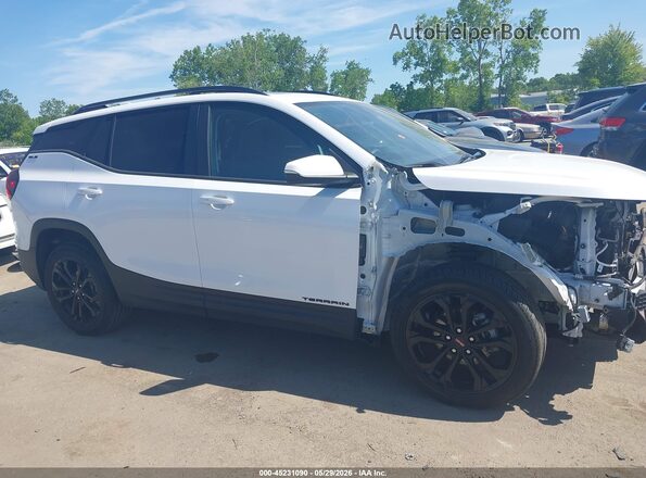 3GKALMEV1NL175377 2022 GMC TERRAIN White Սալոնի 360 աստիճան տեսք