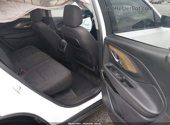 3GKALMEV2KL338999 2019 GMC TERRAIN White VIN sticker view