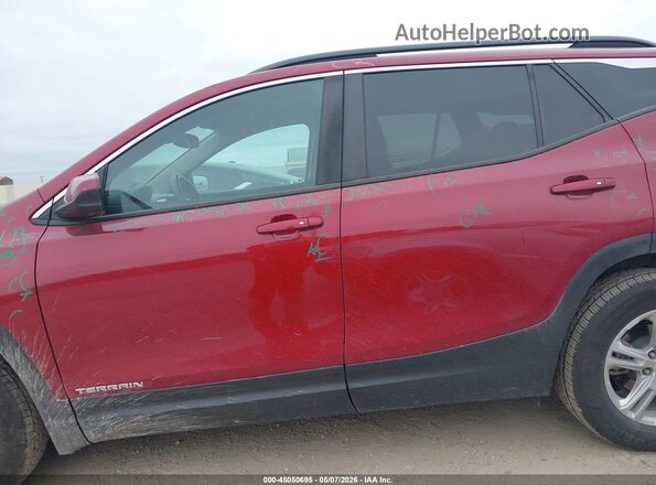 3GKALMEV2ML341775 2021 GMC TERRAIN Red Սալոնի 360 աստիճան տեսք