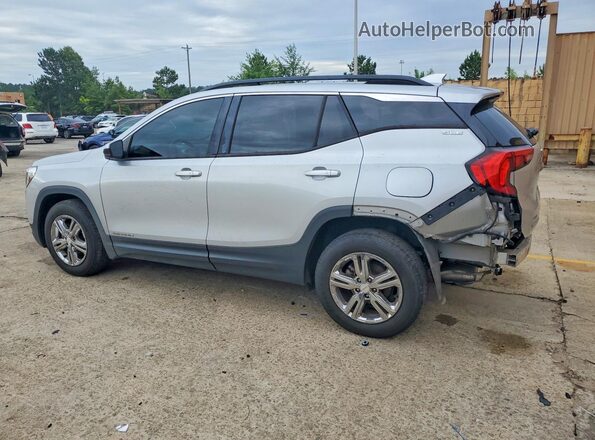 3GKALMEV3JL198007 2018 GMC TERRAIN Silver Tył lewy