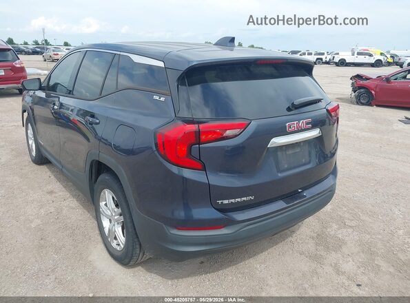 3GKALMEV3JL253457 2018 GMC TERRAIN Blue Հետևի ձախ
