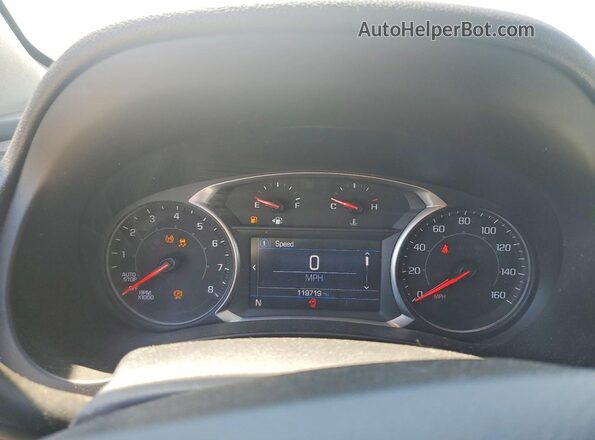 3GKALMEV3LL154138 2020 GMC TERRAIN Silver Instrument cluster view