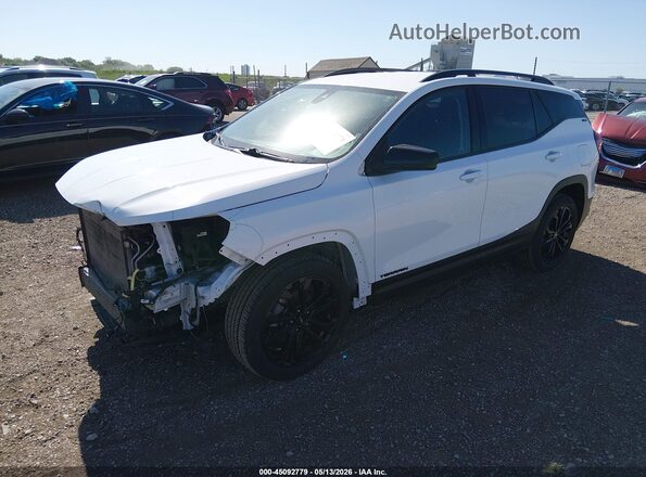 3GKALMEV3ML351487 2021 GMC TERRAIN White Передня ліва чверть